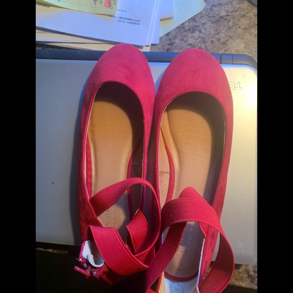 Ballet flats RED